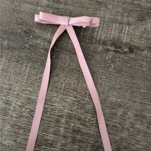 NWOT Pale Pink Hair Bow Clip